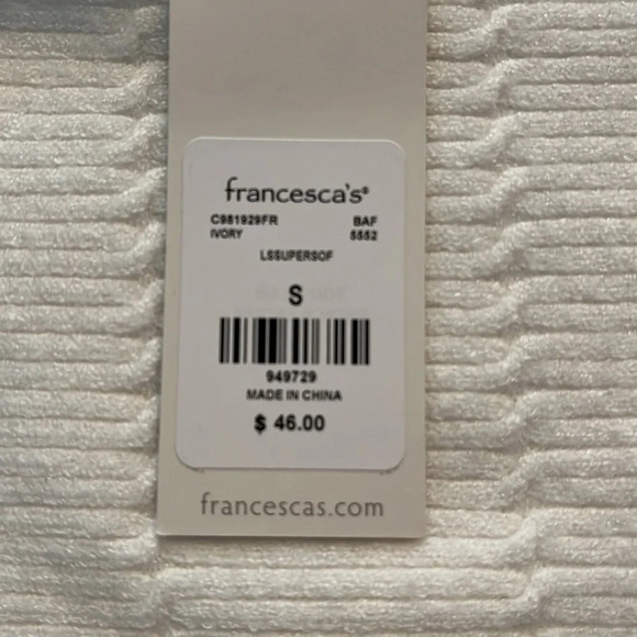 Francesca’s Blue Rain Sweater - Picture 5 of 5